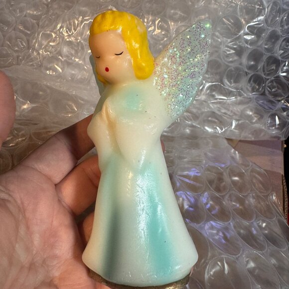 The Vermont Country Store Vintage Angel Candle 3.5" x 5.5" Made in China - Picture 2 of 11